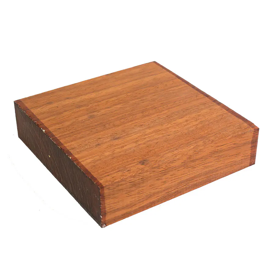 bloc en bois de padouk