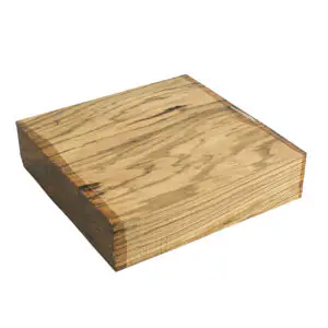 bloc en bois de zébrano