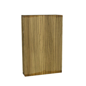 bloc en bois de zébrano